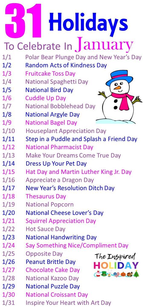 january 12th holiday|january holidays and celebrations.